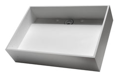 Alfi 20  x 14  White Matte Solid Surface Resin Sink - ABRS2014