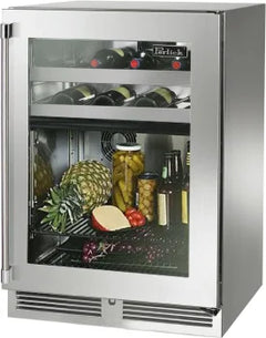 Perlick 24" Signature Series Dual-Zone Refrigerator/Wine – Marine & Coastal Series -  HP24CM-4