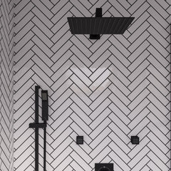 Alfi 12  Square Ultra-Thin Rain Shower Head - RAIN12S