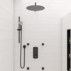 Alfi Round Sliding Rail Hand Shower Set - AB7938
