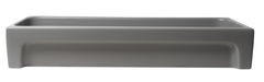 Alfi 48  Grey Matte Above Mount Fireclay Bathroom Trough Sink - AB48TRGM
