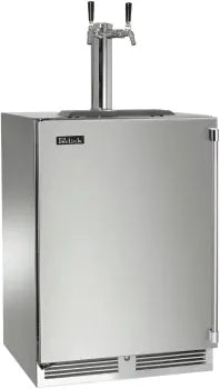 Perlick 24" Signature Series Marine Grade Beer Dispenser - Dual Tap -  HP24TM-4