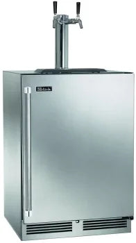 Perlick 24" Signature Series Marine Grade Beer Dispenser - Dual Tap -  HP24TM-4
