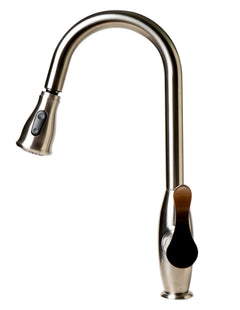Alfi Traditional Gooseneck Pull Down Kitchen Faucet - ABKF3783