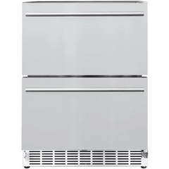 Summerset 24” Outdoor Rated Double Drawer Refrigerator - RFR-24DR2-A - The Home Selection