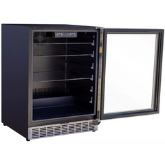 Summerset 24” Outdoor Rated Refrigerator With Glass Door - RFR-24G - The Home Selection