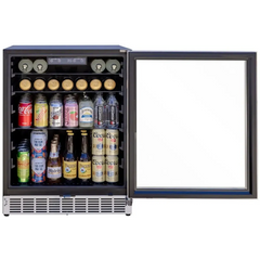 Summerset 24” Outdoor Rated Refrigerator With Glass Door - RFR-24G - The Home Selection