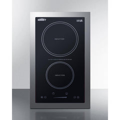 Summit 13" Wide 115V 2-Zone Induction Cooktop, Cord Included - SINC2B115TK13 - The Home Selection