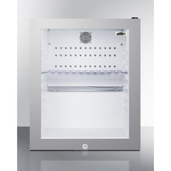 Summit 16" Wide Compact Minibar - MB13GLSS - The Home Selection