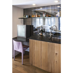 Summit 16" Wide Compact Minibar - MB13GLSS - The Home Selection