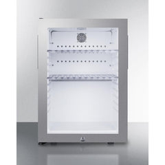 Summit 16" Wide Compact Minibar - MB27GLSS - The Home Selection