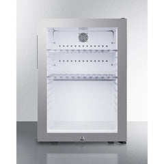 Summit 16" Wide Compact Minibar - MB27GLSS - The Home Selection