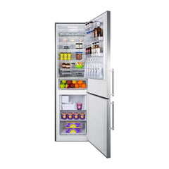 Summit 24" Wide Bottom Freezer Refrigerator with Factory-Installed Icemaker – Stainless Steel - FFBF181ES2IM - The Home Selection