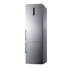 Summit 24" Wide Bottom Freezer Refrigerator with Factory-Installed Icemaker – Stainless Steel - FFBF181ES2IM - The Home Selection