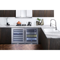 Summit 24" Wide Built-In Beverage Center - CL24BV1 - The Home Selection