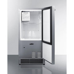 Summit 25 lb. Drain-Free Outdoor Icemaker, ADA Compliant - BIM27OSADA - The Home Selection