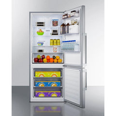 Summit 28" Wide Bottom Freezer Refrigerator - FFBF283SS - The Home Selection