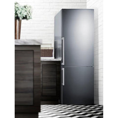 Summit 28" Wide Bottom Freezer Refrigerator - FFBF283SS - The Home Selection