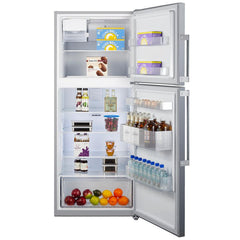 Summit 28" Wide Top Mount Refrigerator-Freezer With Icemaker - FF1514SSIM - The Home Selection