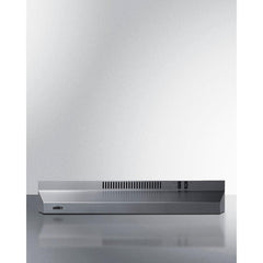 Summit 30" Under Cabinet Convertible Range Hood - H30RSS - The Home Selection