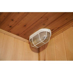 Sunray Saunas Charleston 4-Person Indoor Traditional Sauna with 6kW Harvia Heater & Double Bench Seating in Canadian Cedar - HL400TN Charleston - The Home Selection