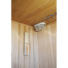 Sunray Saunas Charleston 4-Person Indoor Traditional Sauna with 6kW Harvia Heater & Double Bench Seating in Canadian Cedar - HL400TN Charleston - The Home Selection