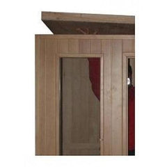 Sunray Saunas Eagle 2 Person Outdoor Traditional Wet/Dry Sauna with 4.5kW Harvia Heater & Canadian Hemlock Construction - HL200D1 Eagle - The Home Selection