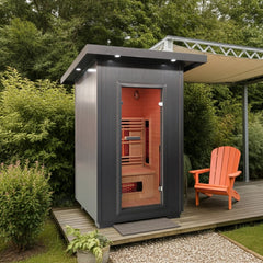 Sunray Saunas Logan 2-Person Outdoor Infrared Sauna - 200D6 - The Home Selection