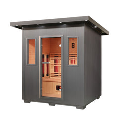 Sunray Saunas Pacific 4-Person Outdoor Infrared Sauna - 400D6 - The Home Selection