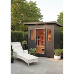 Sunray Saunas Pacific 4-Person Outdoor Infrared Sauna - 400D6 - The Home Selection