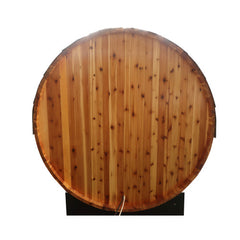 Sunray Saunas Solace 2-Person Traditional Barrel Sauna with 6kW Harvia Heater & Red Cedar Construction - Solace 200SH - The Home Selection