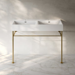 Claire console sink Brushed Gold