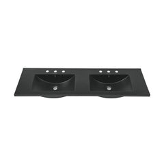 Swiss Madison 60 inch Vanity Top Bathroom Sink - SM-VT360-3MB - The Home Selection