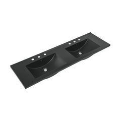 Swiss Madison 60 inch Vanity Top Bathroom Sink - SM-VT360-3MB - The Home Selection