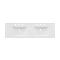 Swiss Madison 60 inch Vanity Top Bathroom Sink with 3 Holes - SM-VT360-3 - The Home Selection
