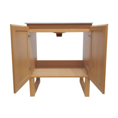 Swiss Madison Arles 30" Freestanding Bathroom Vanity in Natural Oak with Sink Top - SM-BV810 - The Home Selection