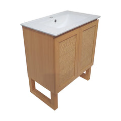 Swiss Madison Arles 30" Freestanding Bathroom Vanity in Natural Oak with Sink Top - SM-BV810 - The Home Selection
