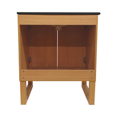 Swiss Madison Arles 30 in. Natural Oak Bathroom Vanity With Black Ceramic Sink Top - SM-BV810MB - The Home Selection