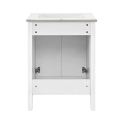 Swiss Madison Bastille 24" Freestanding Bathroom Vanity in White with Sink Top - SM-BV290 - The Home Selection