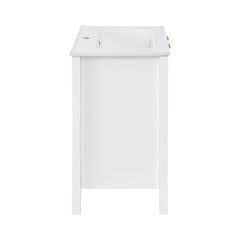 Swiss Madison Bastille 24" Freestanding Bathroom Vanity in White with Sink Top - SM-BV290 - The Home Selection
