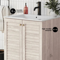 Swiss Madison Bron 24" Freestanding Bathroom with Sink Top - SM-BV373 - The Home Selection