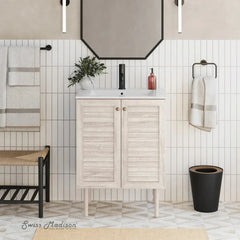 Swiss Madison Bron 24" Freestanding Bathroom with Sink Top - SM-BV373 - The Home Selection