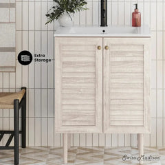 Swiss Madison Bron 24" Freestanding Bathroom with Sink Top - SM-BV373 - The Home Selection