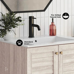 Swiss Madison Bron 24" Freestanding Bathroom with Sink Top - SM-BV373 - The Home Selection