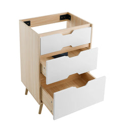 Swiss Madison Brusque 24 Bathroom Vanity in White Oak -Cabinet Only (SM-BV350) - SM-BV350-C - The Home Selection