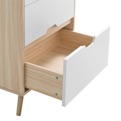 Swiss Madison Brusque 24" Freestanding Bathroom Vanity in Natural Oak with Sink Top - SM-BV350 - The Home Selection