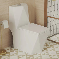 Swiss Madison Brusque One-Piece Square Toilet Dual-Flush 1.1/1.6 gpf - SM-1T290 - The Home Selection