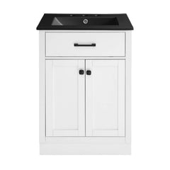 Swiss Madison Burdon 24 in. Bathroom Vanity With Ceramic Sink Top - SM-BV43 - The Home Selection