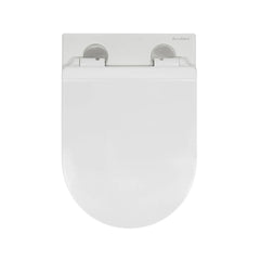 Swiss Madison Calice Wall-Hung Toilet Bundle 0.8/1.6 GPF Dual Flush in Glossy White - The Home Selection