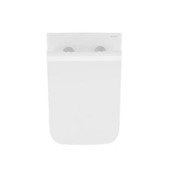 Swiss Madison Carre Wall-Hung Toilet Bundle 0.8/1.6 GPF Dual Flush in Glossy White - The Home Selection